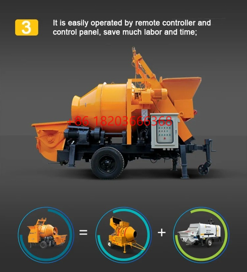 Concrete Mixer Machine - Customized Concrete Pumping Mixer Concrete Pump