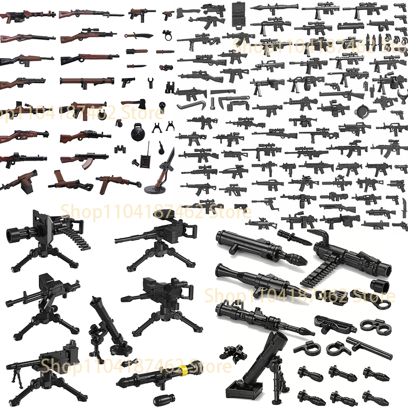 Heavy Equipment Certificate - Military Figures Weapons Building Blocks Soldier
