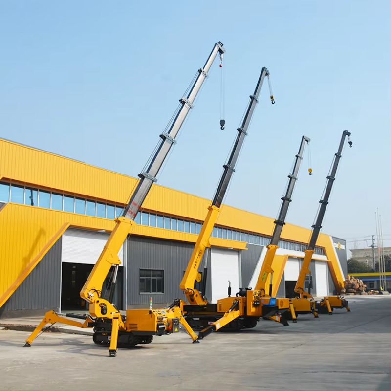 Heavy Equipment Handling - 8T Hydraulic Spider Crane Heavy Duty