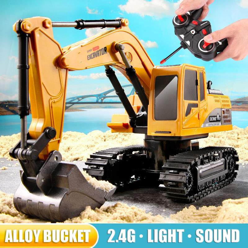 Heavy Equipment Games - RC Excavator 2.4Ghz 6 Channel 1:24