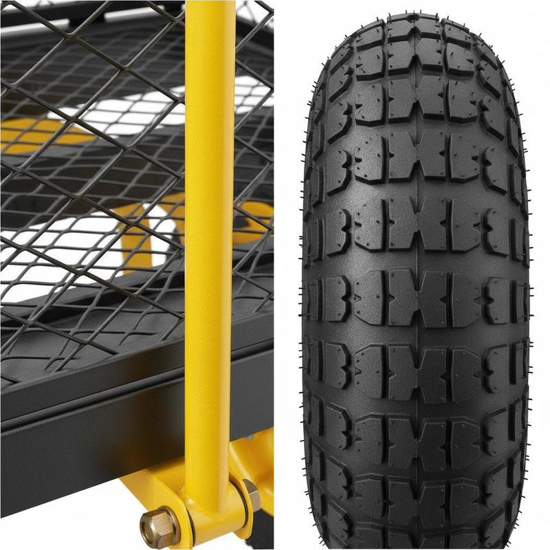 Steel Garden Cart 900 Lbs For  - огляд і ціна Heavy Equipment Yard
