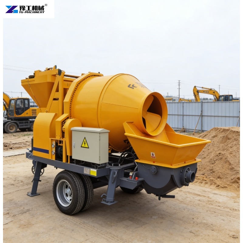 Trailer-mounted Electric Concr - огляд і ціна Concrete Mixer Machine