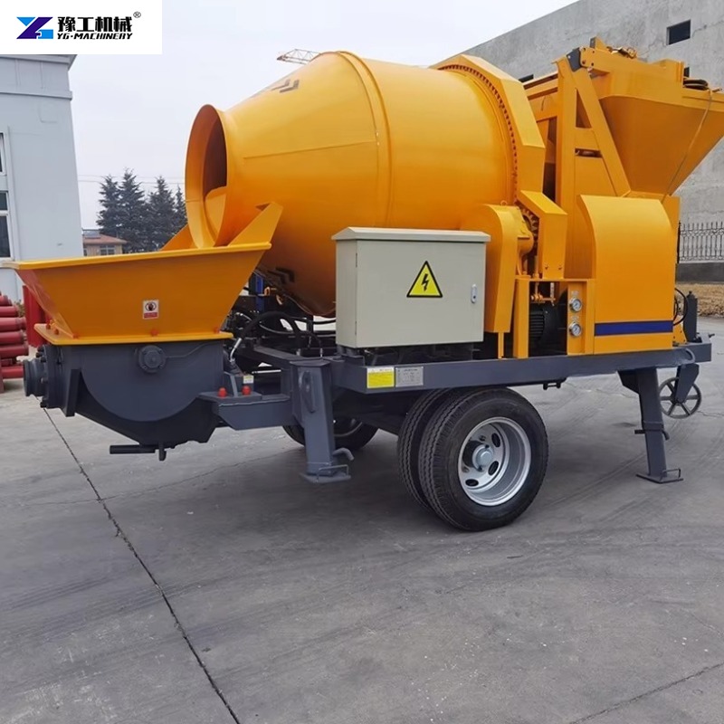 Trailer-mounted Electric Concr - огляд і ціна Concrete Mixer Machine