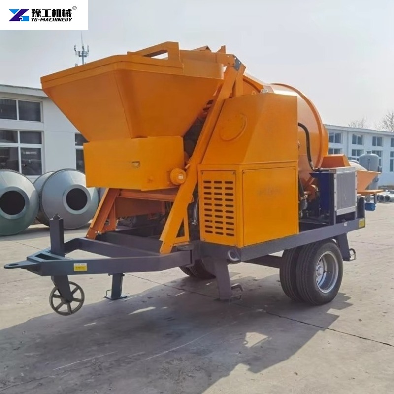 Trailer-mounted Electric Concr - огляд і ціна Concrete Mixer Machine