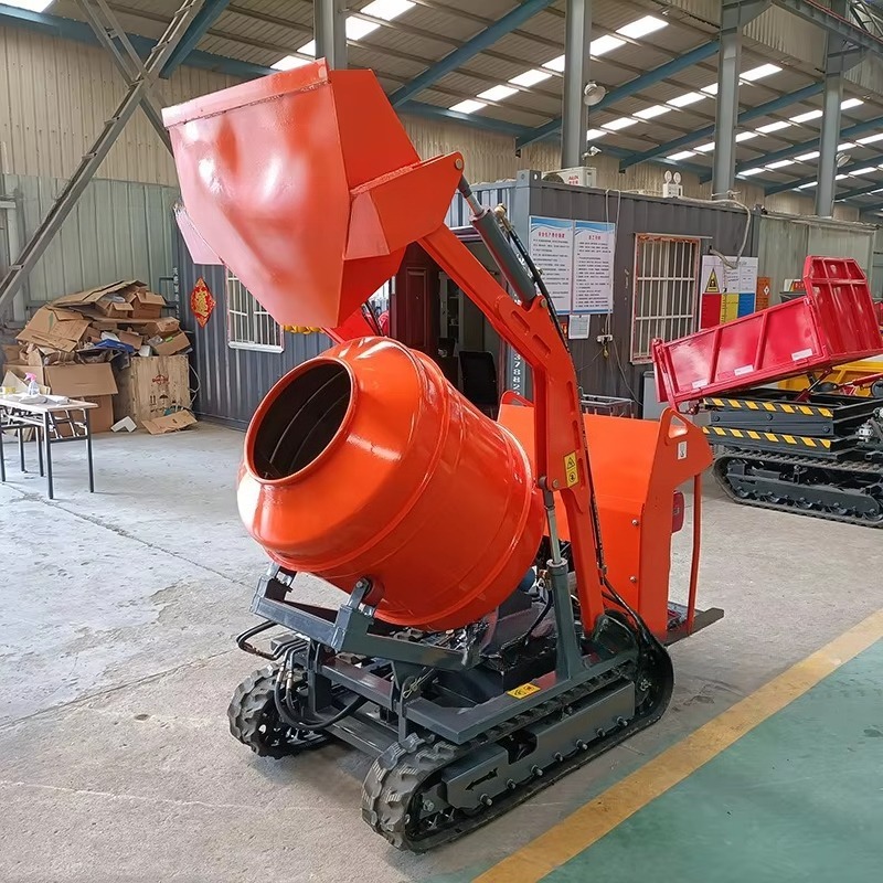 Crawler Self-Loading 0.8 Ton C - огляд і ціна Concrete Mixer Machine