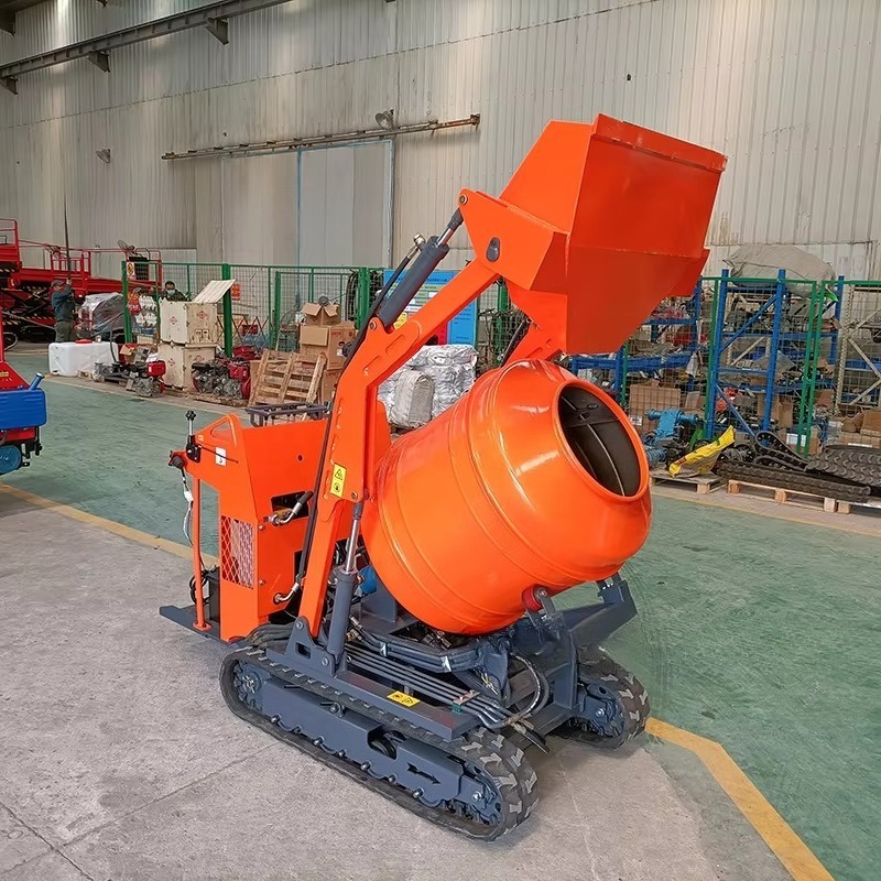Crawler Self-Loading 0.8 Ton C - огляд і ціна Concrete Mixer Machine