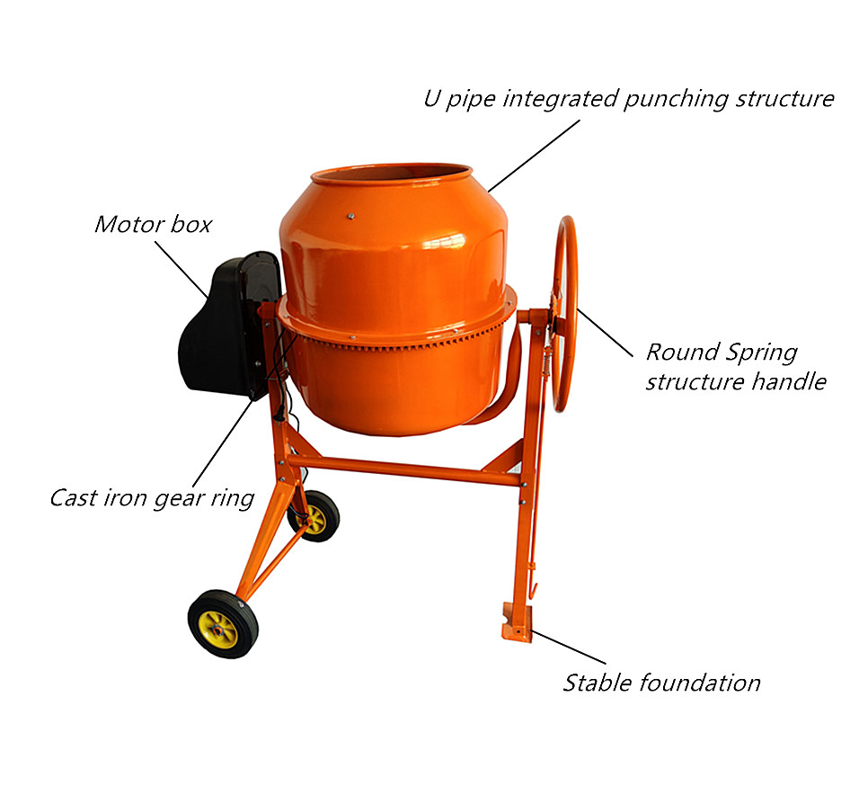 Cement Mixer/electric Motor Co - огляд і ціна Concrete Mixer Machine