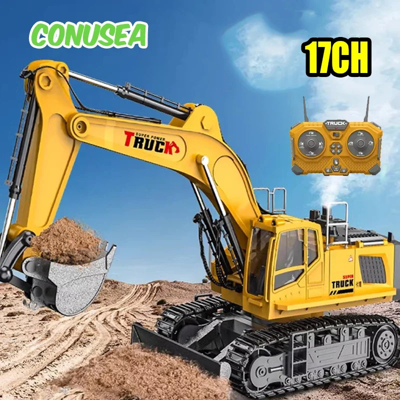 Rc Excavator Cars Trucks Alloy - огляд і ціна Heavy Equipment Games