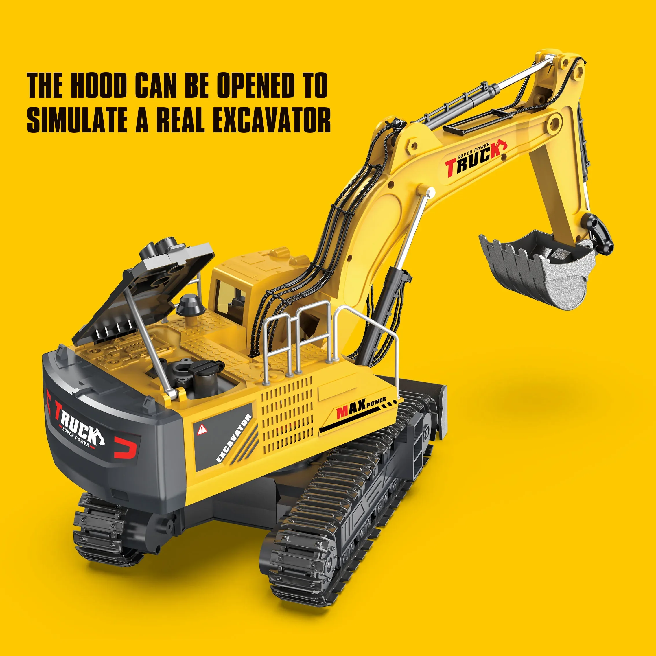 Rc Excavator Cars Trucks Alloy - огляд і ціна Heavy Equipment Games