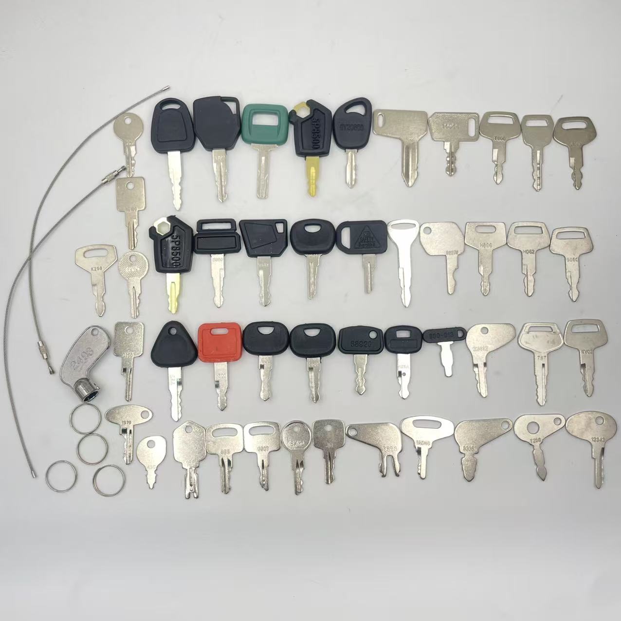 48PCS Heavy Equipment Keys Set - огляд і ціна Heavy Equipment Bobcat
