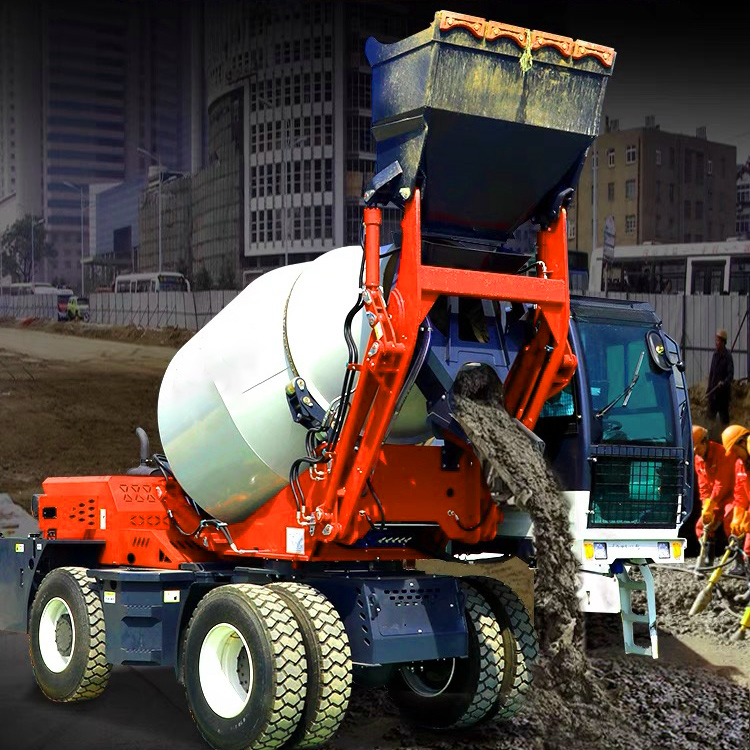 Self Loading Concrete Mixer 4. - огляд і ціна Concrete Mixer Machine
