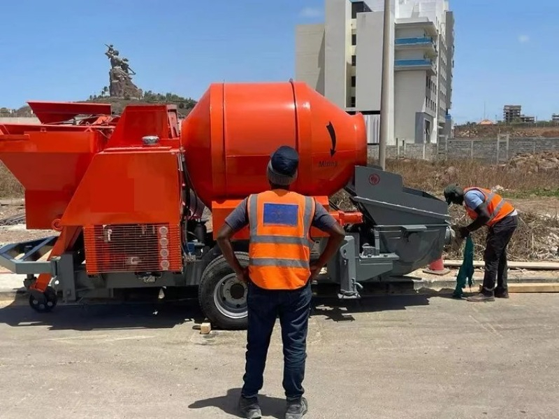 Customized Concrete Pumping Mi - огляд і ціна Concrete Mixer Machine