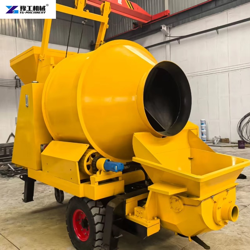 Trailer-mounted Concrete Mixer - огляд і ціна Concrete Mixer Machine