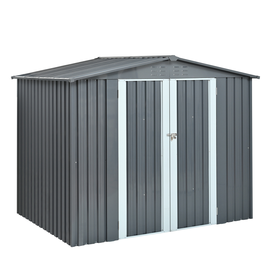 Metal Storage Shed with Double - огляд і ціна Heavy Equipment Yard