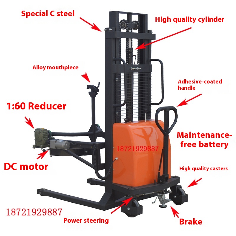 New Factory Electric Drum Lift - огляд і ціна Electric Forklift
