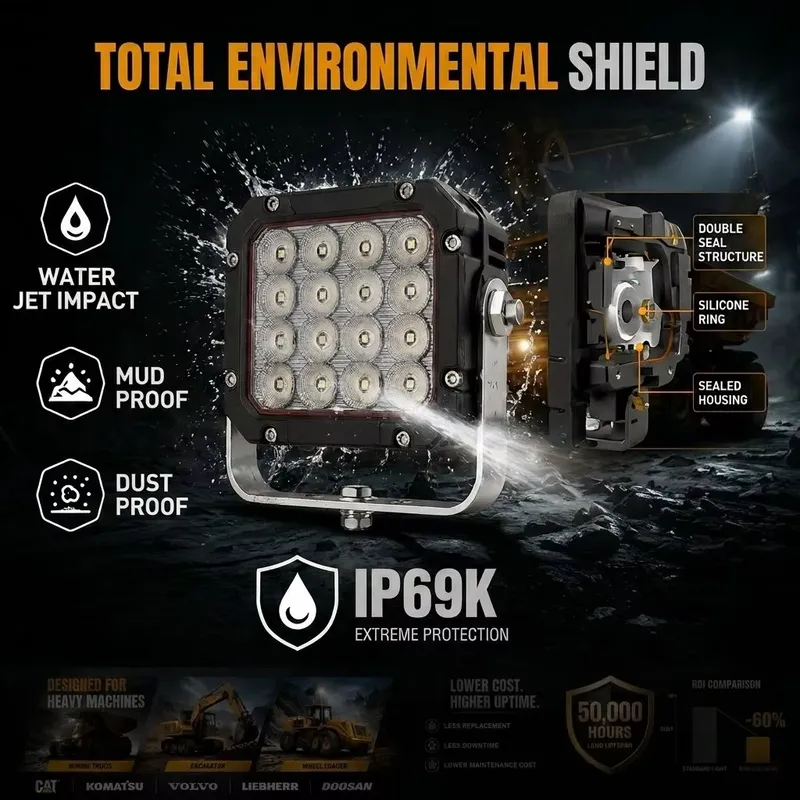High Lumen Vibration Flood Lig - огляд і ціна Heavy Equipment In Mining