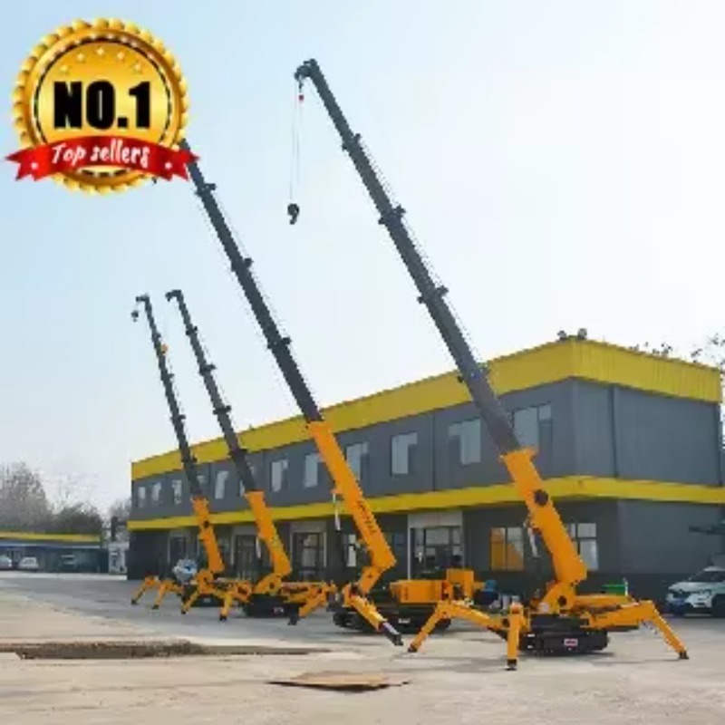 8T Hydraulic Spider Crane Heav - огляд і ціна Heavy Equipment Handling